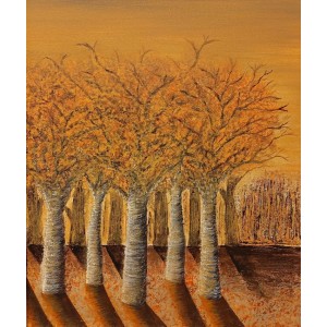Irtiza Kazmi, 18 x 20 inches, Acrylics on Canvas, Landscape Painting, AC-IRTK-046